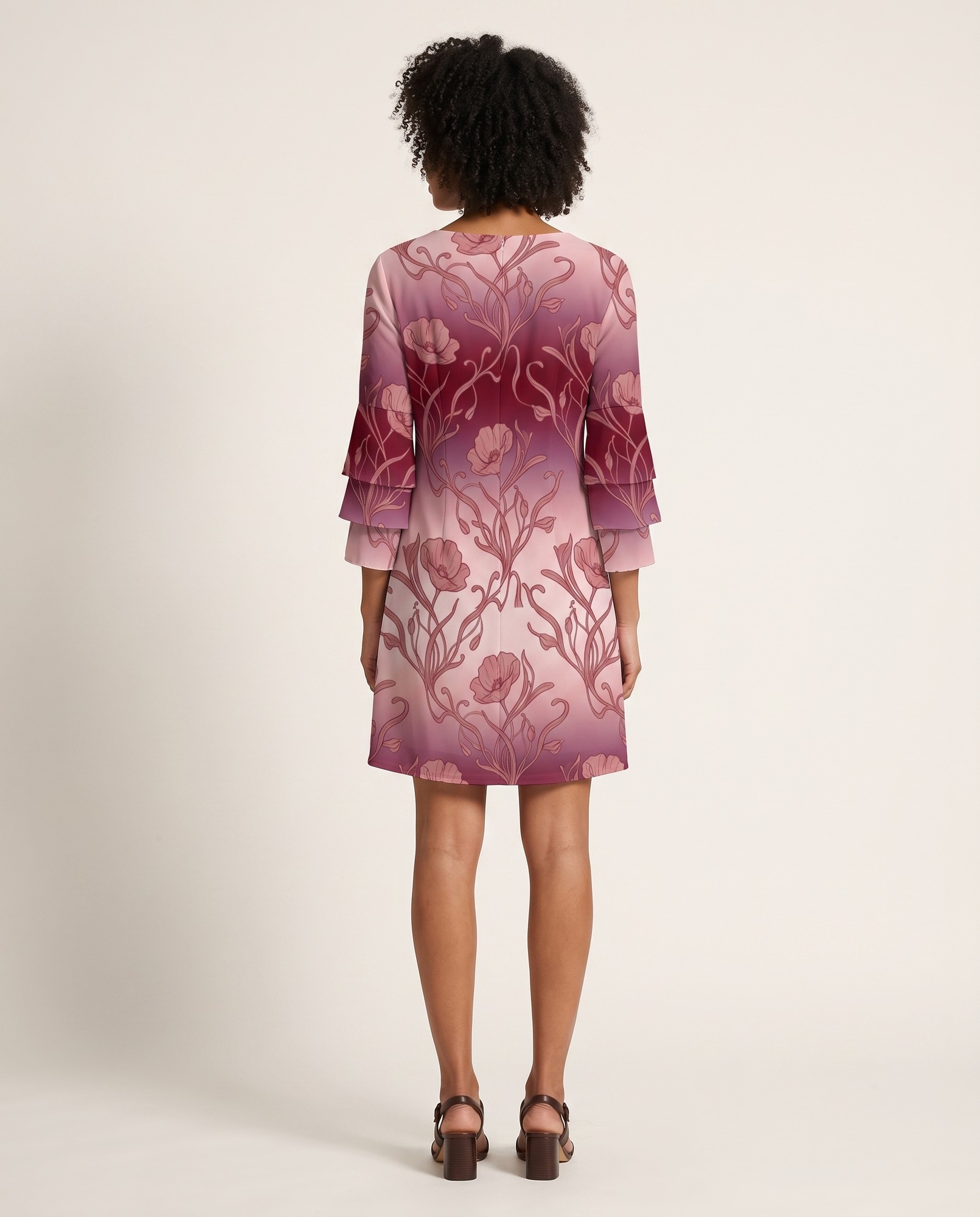 Blush Berry Ombre Floral — view 4