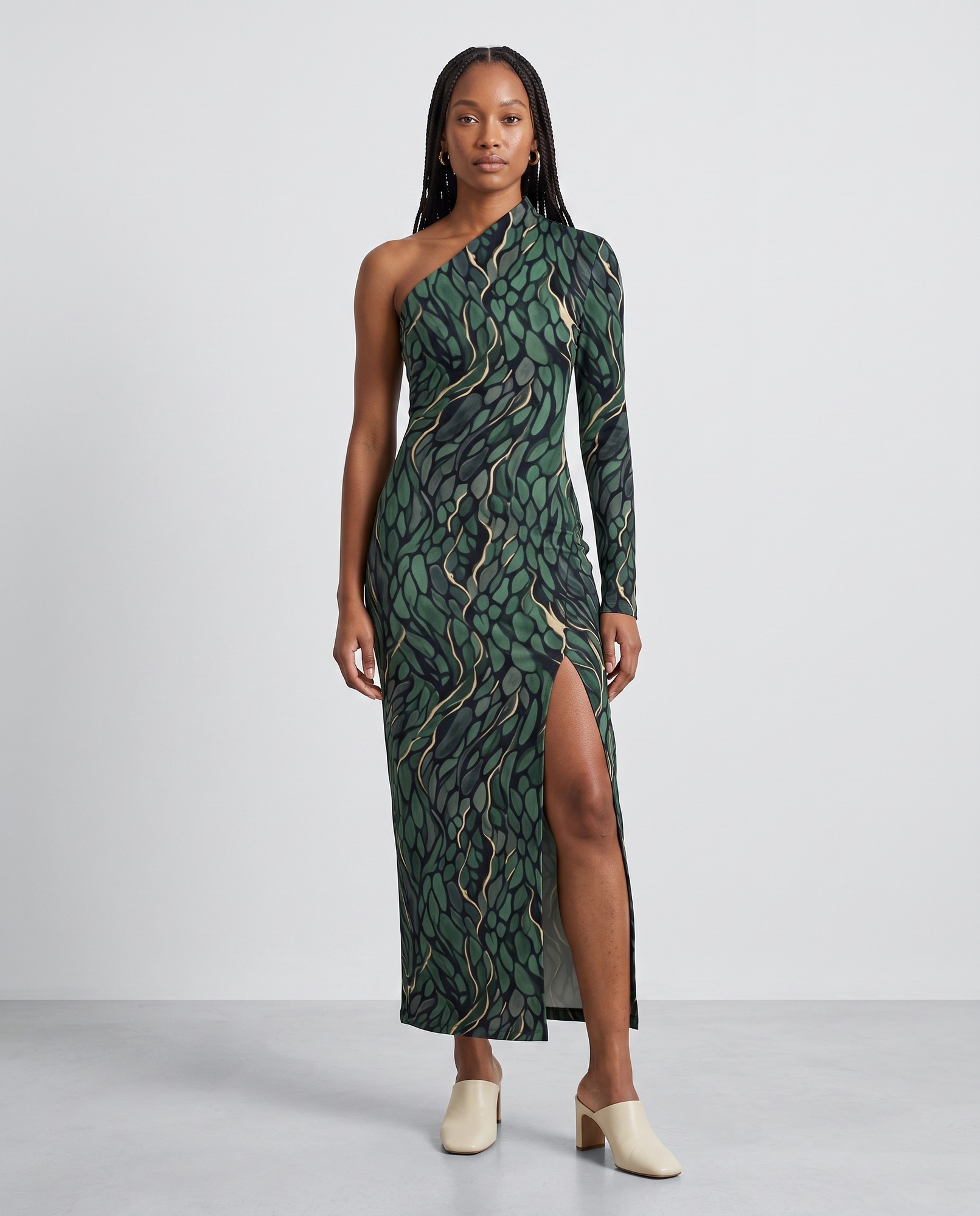 Emerald Black Dark Wedding Guest