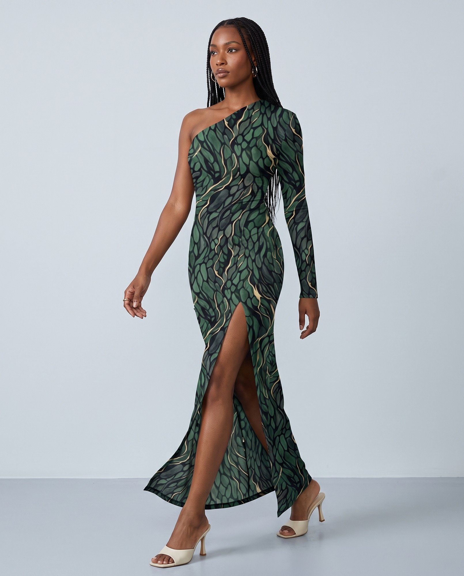 Emerald Black Dark Wedding Guest — view 2