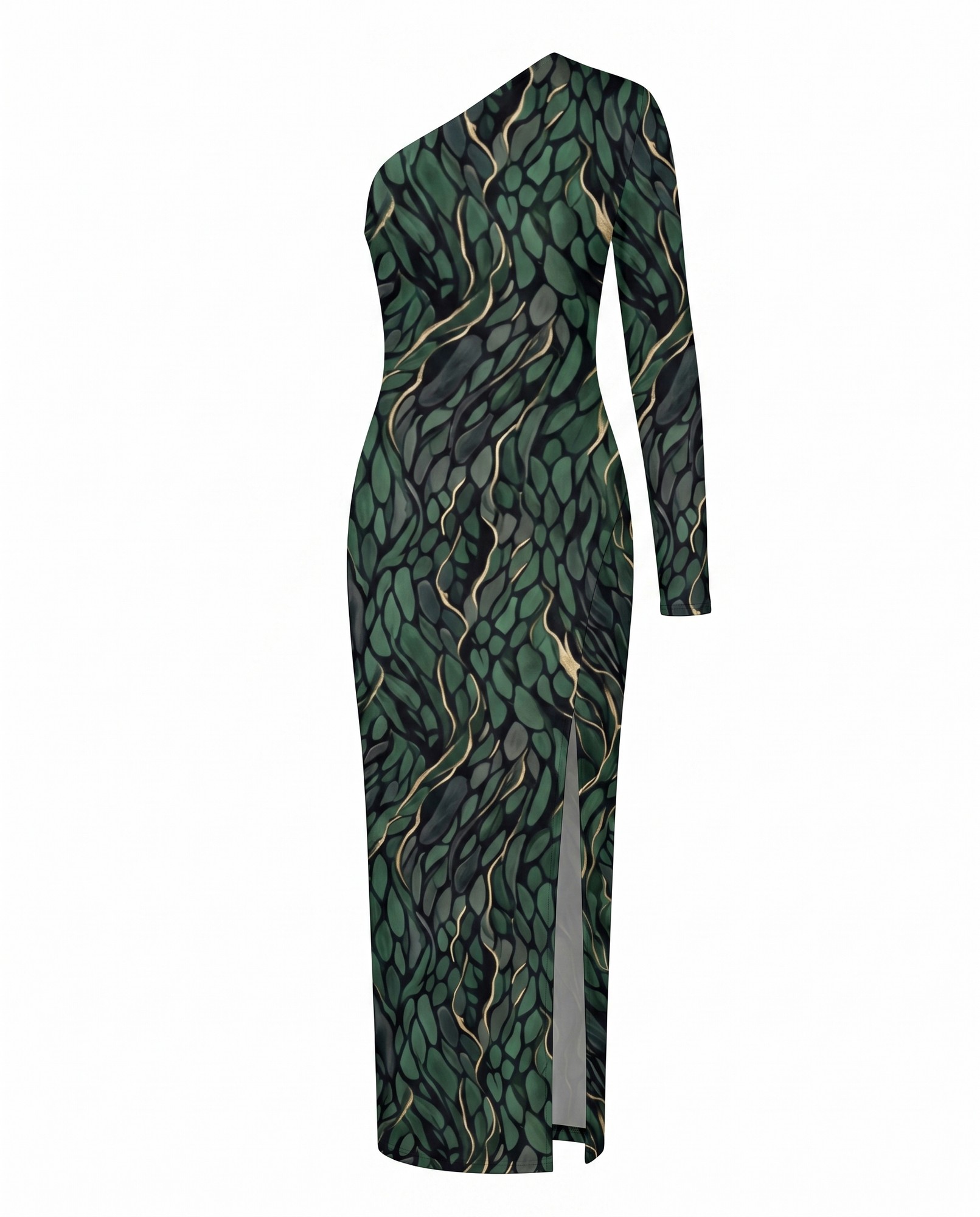 Emerald Black Dark Wedding Guest — view 5