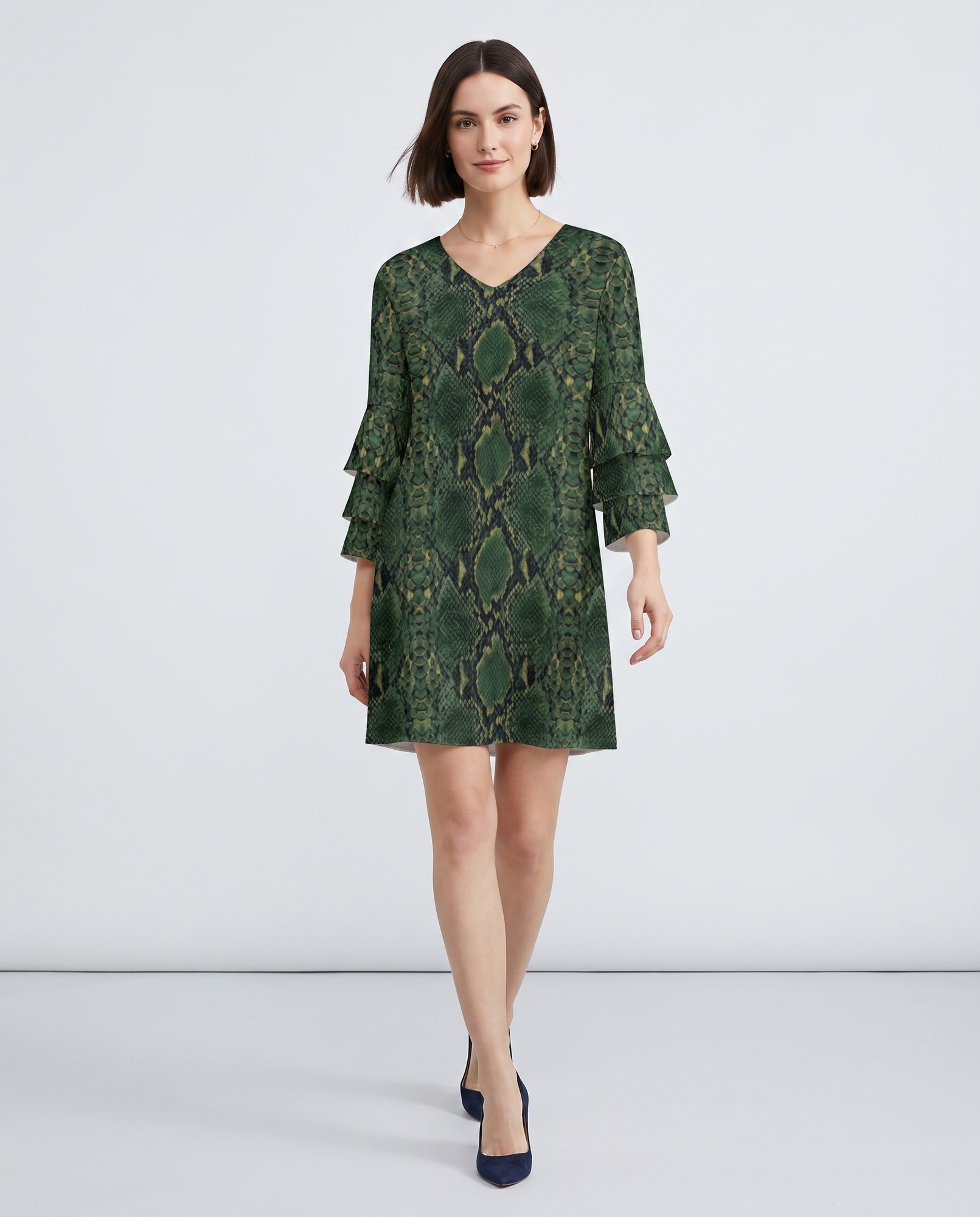 Forest Green Python Skin Scholarly
