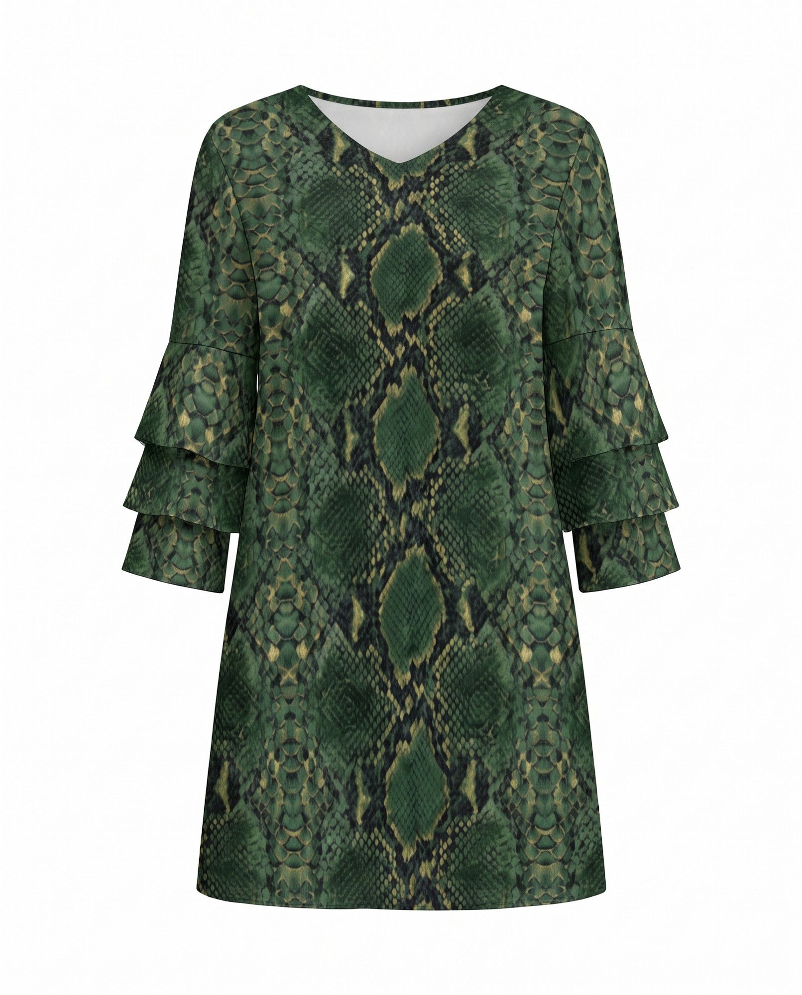 Forest Green Python Skin Scholarly — view 5