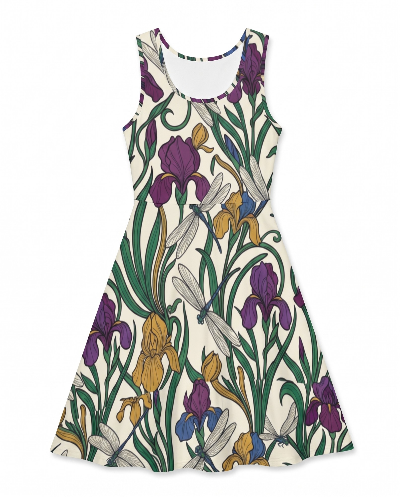 Amethyst Emerald Sapphire Spaghetti Strap — view 5